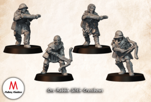 Orks mit Armbrüsten